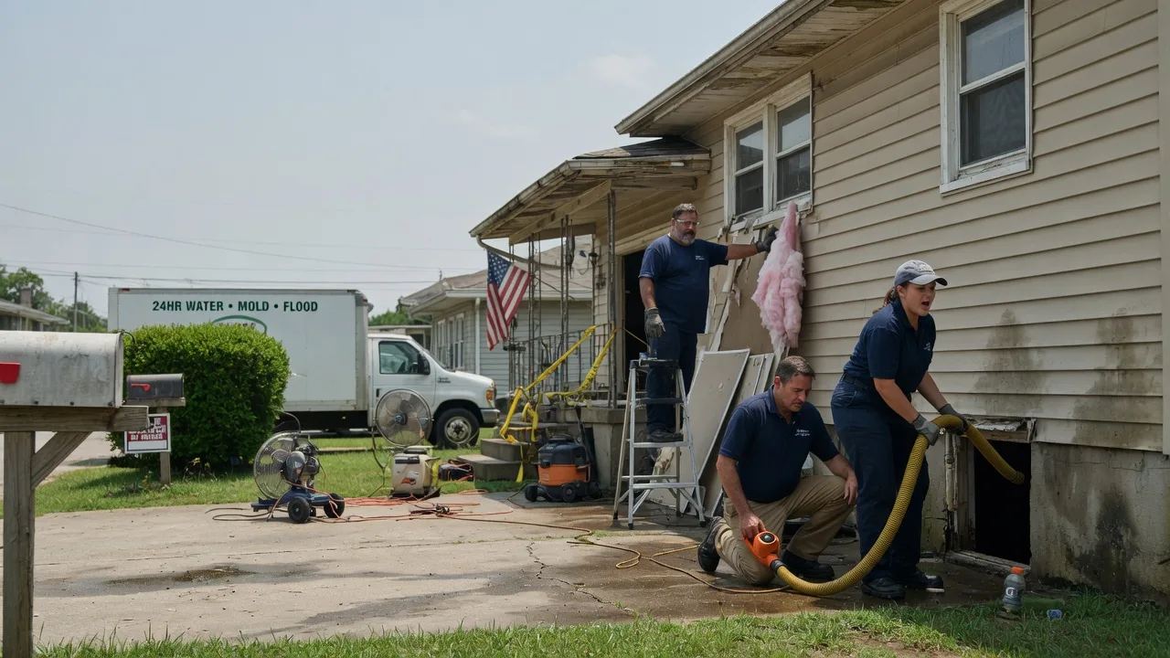 Water Damage Repair in Hall Summit, LA near me